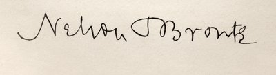 Firma di Lord Nelson negli ultimi anni della sua vita (dettaglio) da English School